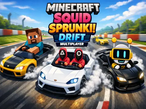 Minecraft Squid Sprunki Drift Multiplayer