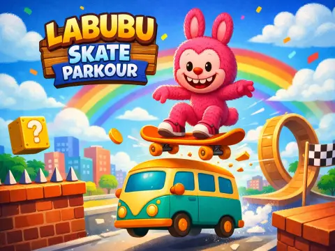 Labubu Skate Parkour